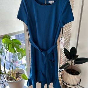 Calvin Klein Teal Midi Dress